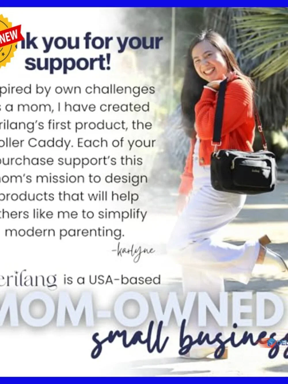 Universal Stroller Organizer with Cup Holder, Waterproof Diaper Bag, Travel
